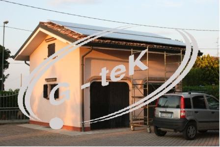 tipico impianto detto tetto Fotovoltaico