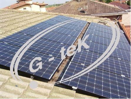 Esempio di impianto Fotovoltaico a Modena della potenza di 3kW